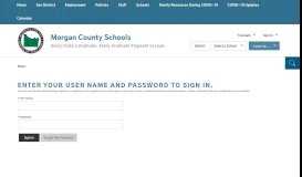 
							         Sign In - Morgan County School District								  
							    