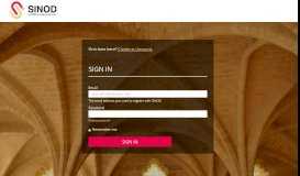 
							         Sign in or Register | SINOD								  
							    