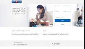 
							         Sign in or sign up to Canada Post or epost | Canada Post								  
							    