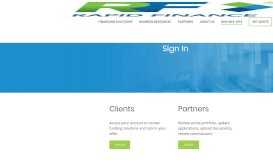 
							         Sign In - Rapid Finance								  
							    