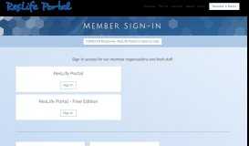 
							         Sign-In | ResLife Portal - The Residence Life Management System								  
							    