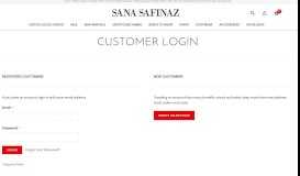 
							         Sign In - Sana Safinaz								  
							    