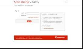 
							         Sign In - Scotiabank Vitality - powered by Morneau Shepell								  
							    