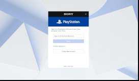 
							         Sign In: Sony Entertainment Network								  
							    