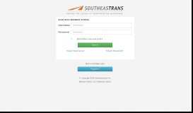 
							         Sign In - Southeastrans :: Member Portal								  
							    
