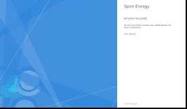 
							         Sign In - Spire Energy								  
							    