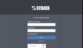 
							         Sign In - Strata								  
							    