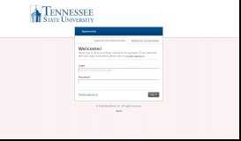
							         Sign In - Tennessee State University								  
							    