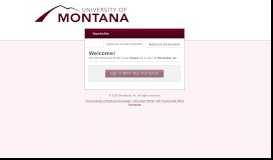 
							         Sign In - The University of Montana Scholarships								  
							    