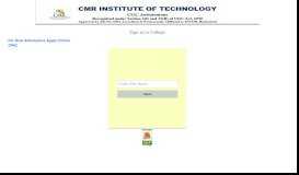 
							         Sign in to College - BeeS ERP Login								  
							    