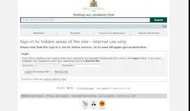 
							         Sign-in to hidden areas of the ... - London Borough of Hillingdon								  
							    