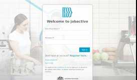 
							         Sign in to JobSearch - Jobactive								  
							    