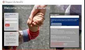 
							         Sign in to Nippon Life Benefits - Trustmark Companies								  
							    