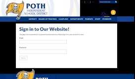 
							         Sign in to Our Website! - Poth ISD								  
							    