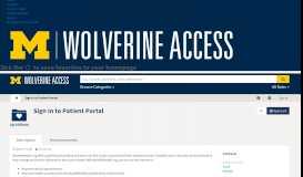 
							         Sign In to Patient Portal (MyUofMHealth.org) | MaizeLink - Find ...								  
							    