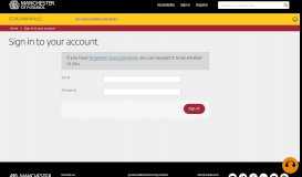 
							         Sign in to your account | Manchester City Council								  
							    