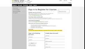 
							         Sign in to your account - St. Lawrence College								  
							    