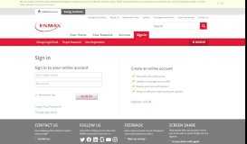 
							         Sign in to your ENMAX online account								  
							    