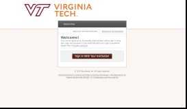 
							         Sign In - Virginia Tech Scholarship Central								  
							    