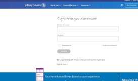 
							         Sign In - Your account at Pitney Bowes								  
							    