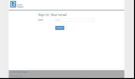 
							         Sign In: Your email - Lloyd's Register								  
							    