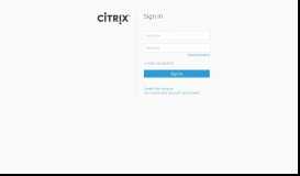 
							         Sign in/Register - Citrix								  
							    