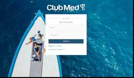 
							         Sign Into Clubmed Partners								  
							    