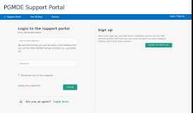 
							         Sign into : HEE-NHS - PGMDE Support Portal								  
							    