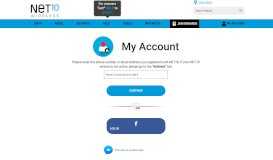 
							         Sign Into Your Account | My Account | Net10 Wireless								  
							    