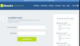 
							         Sign into your webmail account - Slamdot								  
							    