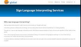 
							         Sign Language Interpreting Services - NWI Global								  
							    