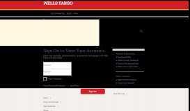 
							         Sign On to View Your Accounts | Wells Fargo Advisors								  
							    