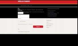 
							         Sign On to View Your Business Accounts | Wells Fargo								  
							    