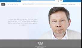 
							         Sign Up - Eckhart Tolle | Official Site - Spiritual Teachings and ...								  
							    