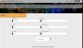 
							         Sign Up - Egypt e-Visa Portal								  
							    