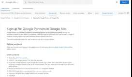 
							         Sign up for Google Partners in Google Ads - Google Ads Help								  
							    