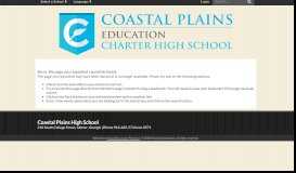 
							         Sign-up for Infinite Campus Parent Portal - Coastal Plains Charter ...								  
							    