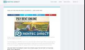 
							         Sign Up for Online Rent Payments - And Earn $50! - Rentec Direct								  
							    