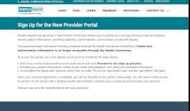 
							         Sign Up for the New Provider Portal - Peoples Health								  
							    