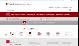 
							         sign up for the patient portal - Stony Brook Southampton Hospital								  
							    