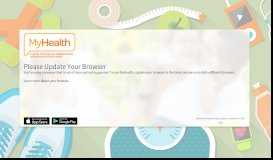 
							         SIGN Up - MyHealth - Login Page								  
							    