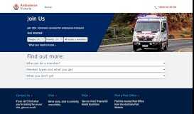 
							         Sign Up Now - Ambulance Victoria								  
							    