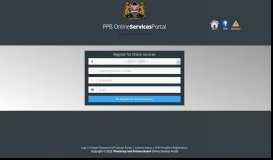 
							         Sign up - PPB - Online Services Portal								  
							    