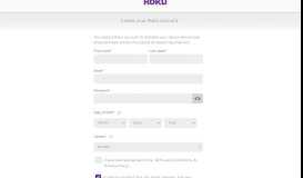 
							         Sign up - Roku								  
							    