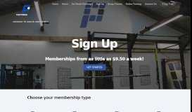
							         Sign Up - The Fitness Portal								  
							    