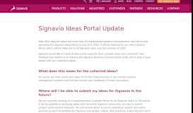 
							         Signavio Idea Portal - by IdeaScale | Recent								  
							    