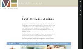 
							         Signet – Shining Stars US Website – MH GRAPHIC DESIGN								  
							    