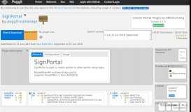 
							         SignPortal v1.1.4 by poggit-orphanage - PocketMine-MP								  
							    