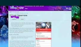 
							         Silent Sparrow | Disney Wiki | FANDOM powered by Wikia								  
							    