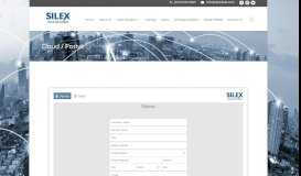 
							         Silex Data Solutions » Cloud / Portal								  
							    
